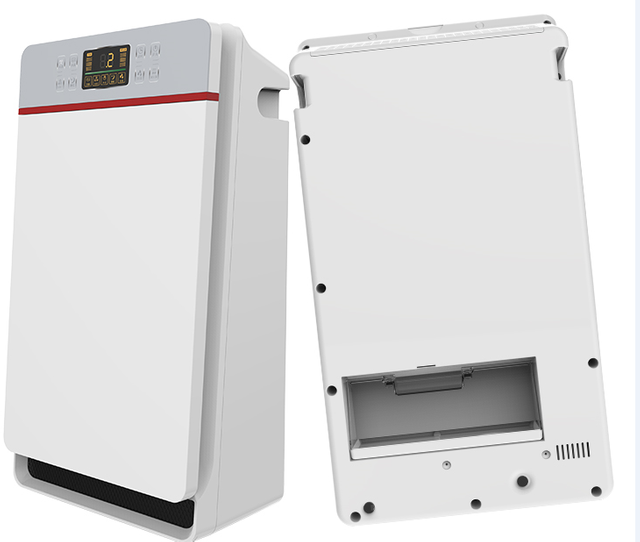 OLANSI K03A Purifier Udara dan Inoizer dan Humidifier 3 in 1, 7 tahap pemurnian hepa filter